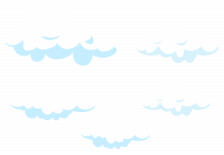 Cartoon Clouds Set Transparent PNG Clip Art Image | Gallery ...