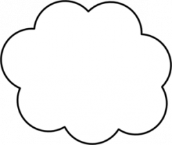 Cartoon-cloud Clip Art at Clker.com - vector clip art online ...