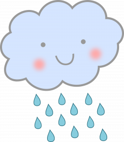 Clipart cute rain cloud - WikiClipArt