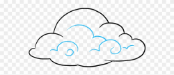 How To Draw Clouds - Low Cloud Drawing Clipart (#804256) - PinClipart