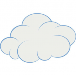 Fluffy Cloud Clipart - Clip Art Library