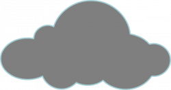 Gray Clouds Clip Art at Clker.com - vector clip art online, royalty ...