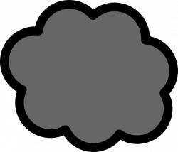 Gray Cloud clip art - vector | Clipart Panda - Free Clipart Images