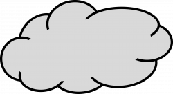 Cloud clip art grey clipart - WikiClipArt