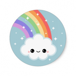 Kawaii cloud clipart - AbeonCliparts | Cliparts & Vectors
