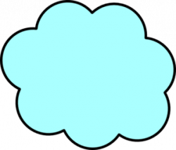 Light Blue Cloud Clip Art at Clker.com - vector clip art online ...