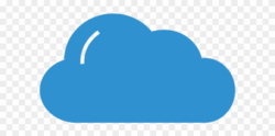 Cloud Server Clipart Light Blue Cloud - Heart - Png Download ...