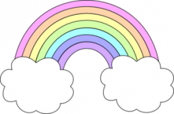 Pastel Rainbow Clip Art at Clker.com - vector clip art online ...