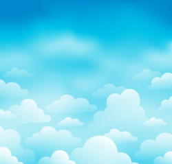 White clouds with blue sky vector background 04 | Μπορντούρες ...
