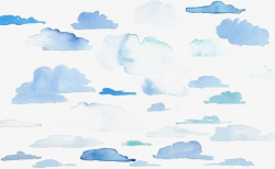 Watercolor Clouds PNG, Clipart, Blue, Blue Clouds, Clouds, Clouds ...