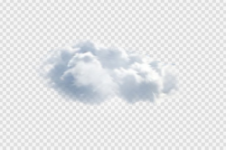 Vector realistic isolated cloud on the transparent ...