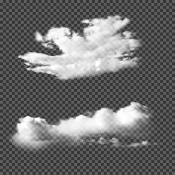 Realistic Cloud On Transparent Background 0609, Cloud, Smoke ...