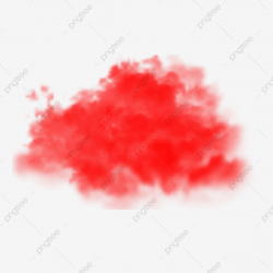 Beautiful Red Cloud Watercolor, Cartoon, Hand Painted ...