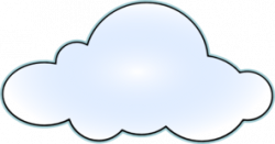 Fluffy Cloud Clip Art at Clker.com - vector clip art online, royalty ...