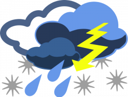 Weather Clipart - Graphics of Wind, Storms, Sun and Rain