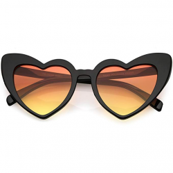 Amazon.com: sunglassLA - Oversize Extreme Heart Sunglasses ...