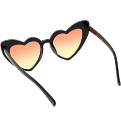 Amazon.com: sunglassLA - Oversize Extreme Heart Sunglasses ...