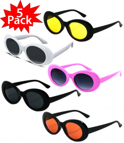 Clout Goggles Clout Rapper Hypebeast Cool Oval Migos Yachty Glasses Kurt  Cobain