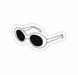 CLOUT GOGGLES STICKER\' Sticker by cloutclan | hydroflask ...