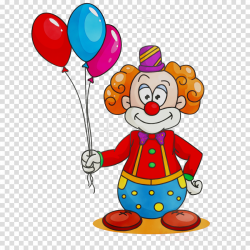 Balloon Illustration clipart - Clown, Cartoon, Balloon ...