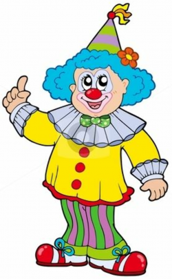 funny clown pictures | Funny smiling clown stock vector ...