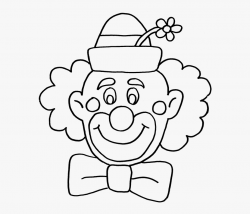 Transparent Clown Face Png - Clown Black And White Clipart ...