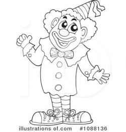 Clown clipart black and white 7 » Clipart Station