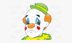 Clown Clipart Sad Clown - Clown With A Frown #1626128 - Free ...