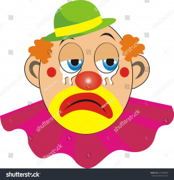 Clown clipart sad clown, Clown sad clown Transparent FREE ...