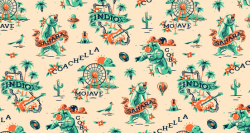 Coachella Pattern | Pattern Download | The Design Inspiration