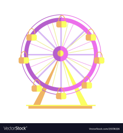 Ferris wheel closeup poster