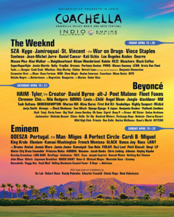 Coachella lineup posters: every one since 1999
