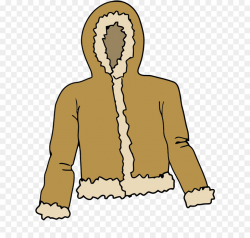 Hoodie Coat Jacket Fur clothing Clip art - Winter Coat Cliparts