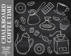 Chalk clipart coffee, Chalk coffee Transparent FREE for download on ...