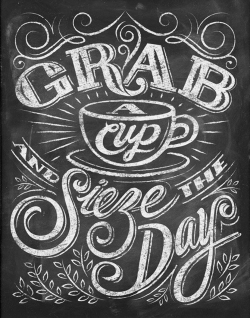 Chalkboard Quotes for Coffee Lovers on Behance | coffee tea station ...