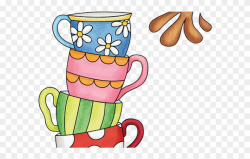 Tea Clipart Colorful Coffee Mug - Tea Cups Clip Art - Png Download ...