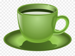 Png Pinterest Clip Art Adult Crafts - Green Cup Of Coffee ...