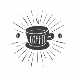 Retro vintage coffee background Vector | Premium Download