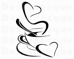 Coffee SVG #2, Coffee Clipart, Coffee Files for Cricut, Coffee Cut ...