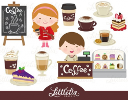 Coffee clipart - Coffee shop clipart - 15038 in 2019 | Products ...