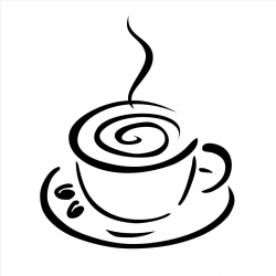 coffee cup clipart transparent background | Craft ideas | Black ...