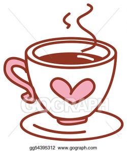 Stock Illustration - Coffee cup. Clipart gg54395312 - GoGraph