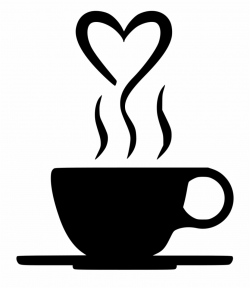 Smoke Drink Romantic - Heart Coffee Cup Svg Free PNG Images ...