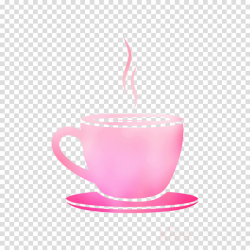 Cup, Teacup, Pink, transparent png image & clipart free download