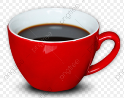 Red Cup Of Coffee, A Cup, Red, Coffee PNG Transparent Clipart Image ...