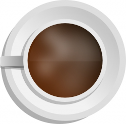 Mokush Realistic Coffee Cup Top View clip art Free vector in Open ...