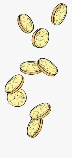 Falling Coins Clipart - Coins Falling Gif Transparent ...