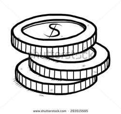 Coin Clipart Black And White | Free download best Coin ...