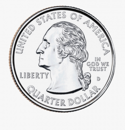 Quarter Clip Art Coin Us Quarter T Id - State Quarter ...