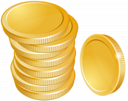 Coins Transparent PNG Clip Art Image | Gallery Yopriceville ...